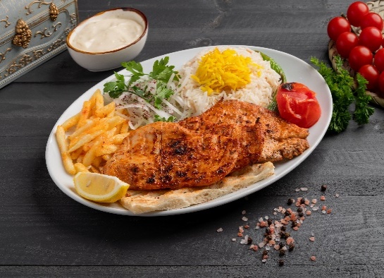 صدر دجاج مشوي